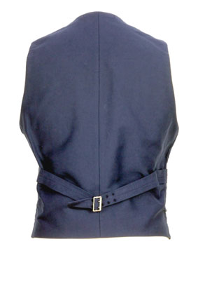 Nigel Cabourn Waistcoat Blue Short Vest view 3